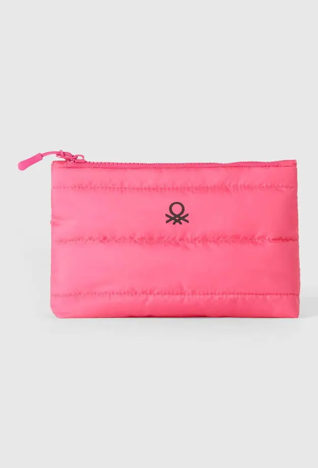 United Colors of Benetton Unisex Pembe Cüzdan Küçük Boy Standart