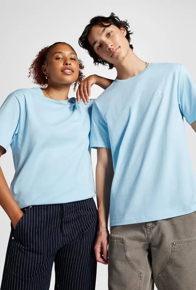 Converse Converse Go To Standart Fit Unisex Mavi T-Shirt