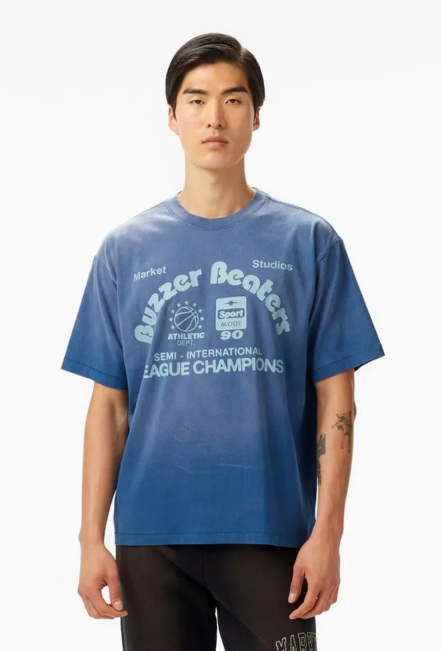 Market The Market 'Buzzer Beaters' Erkek Mavi T-Shirt S