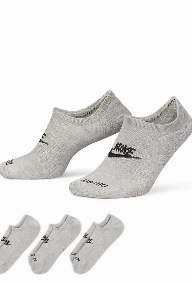 Nike Nike Evryday Plus Cush Footie Unisex Gri Çorap