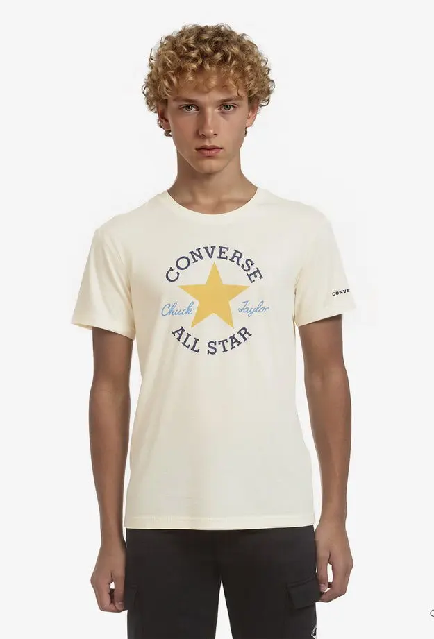 Converse Converse Çocuk Krem T-Shirt S