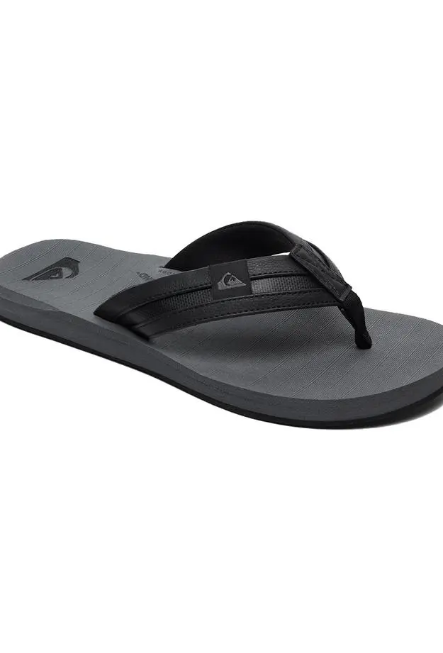 Quiksilver Quiksilver Erkek Terlik Carver Squish Siyah/Gri Günlük Giyim 39