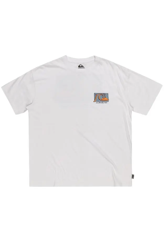 Quiksilver Quiksilver Take Us Back Bubble Erkek Beyaz Tişört S