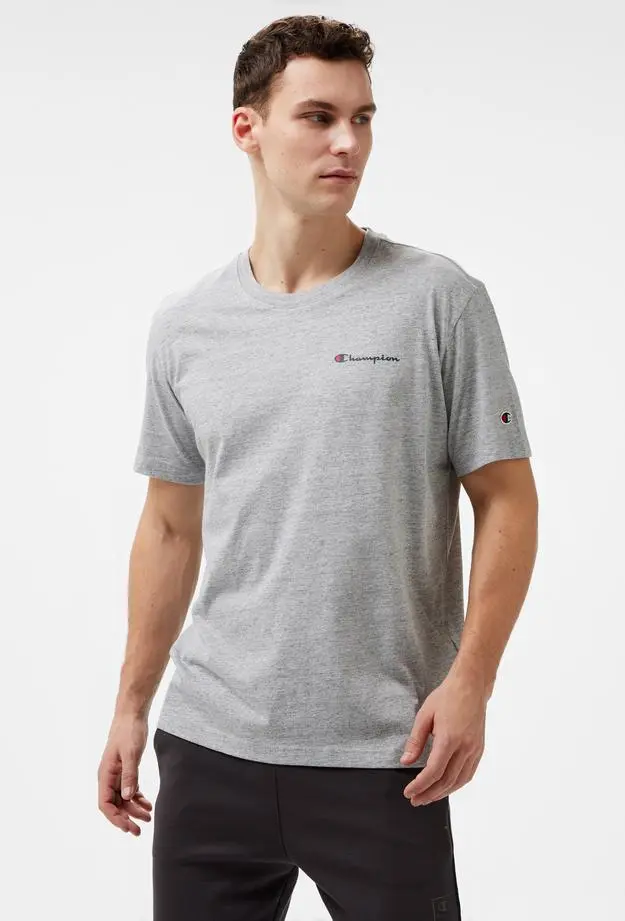 Champion Champion Erkek Gri T-Shirt