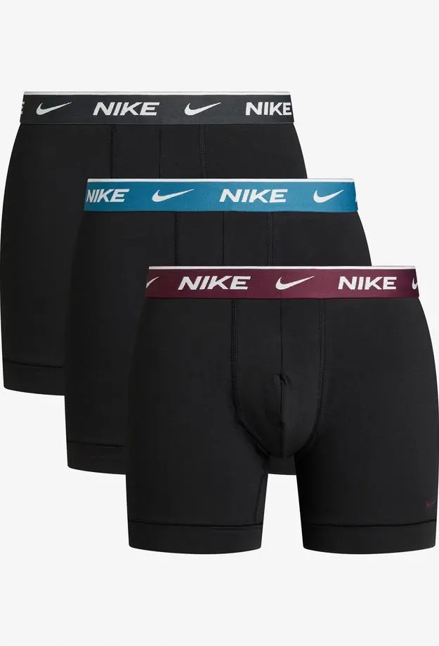 Nike Nike Brief 3'lü Erkek Siyah Boxer S