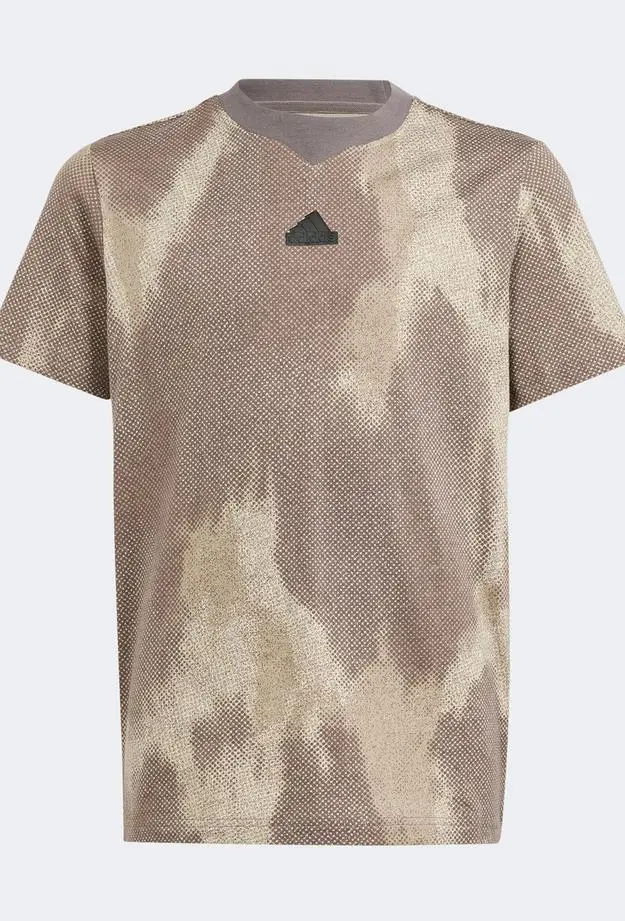 adidas adidas Sportswear Fi Aop T Çocuk Kahverengi T-Shirt