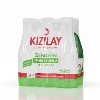 Kızılay Doğal Maden Suyu Erzincan 6*200 Ml