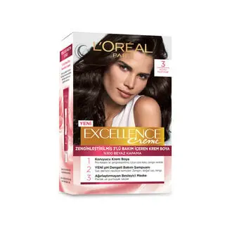 Excellence Creme 3 Koyu Kestane Saç Boyası 192 Ml