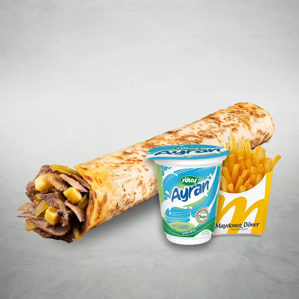Et Döner Maydonoz Large Dürüm Menü