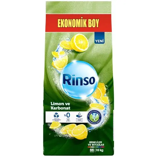 Rinso Limon Ve Karbonat 66 Yıkama 10 Kg