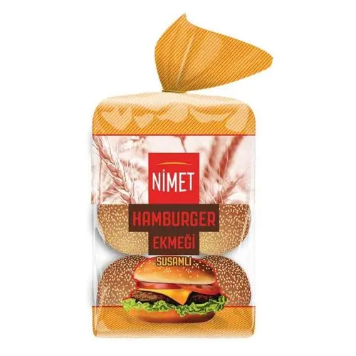 Nimet Ekmek Hamburger Susamlı 6 x 70 Gr