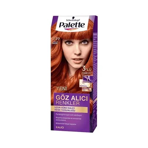 Palette Saç Boyası Basic Yoğun Bakır 7-77 Adet