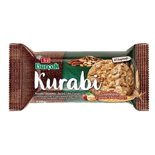 Eti Burçak Kurabiye Yulaflı Kakaolu 198 Gr