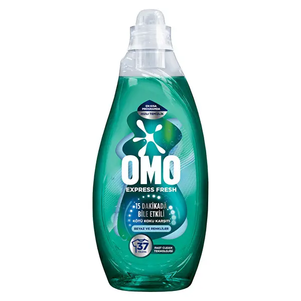 Omo Express Fresh Sıvı Det. Beyaz&renkli 1480 Ml