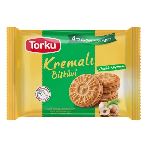 Torku Fındık Kremalı Bisküvi 4lü Eko.paket 244 G