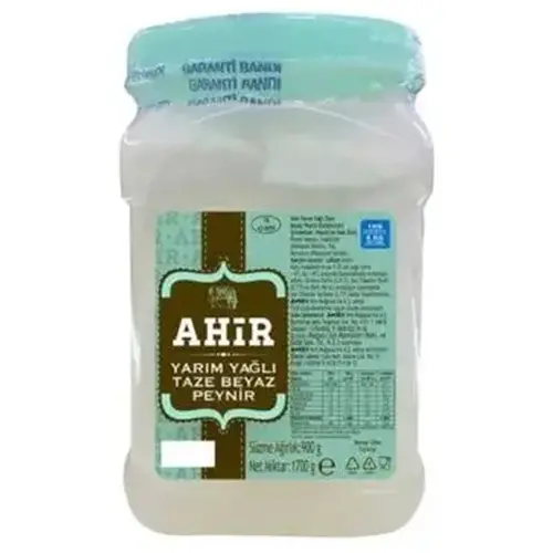 Ahir Beyaz Peynir Yarım Yağlı 900 Gr