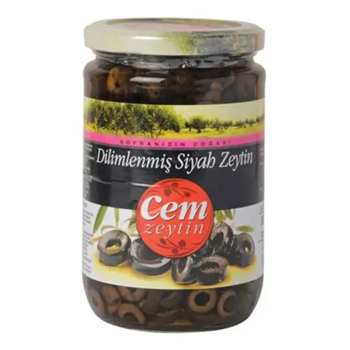 Cem Zeytin Siyah Dilimli 300 Gr