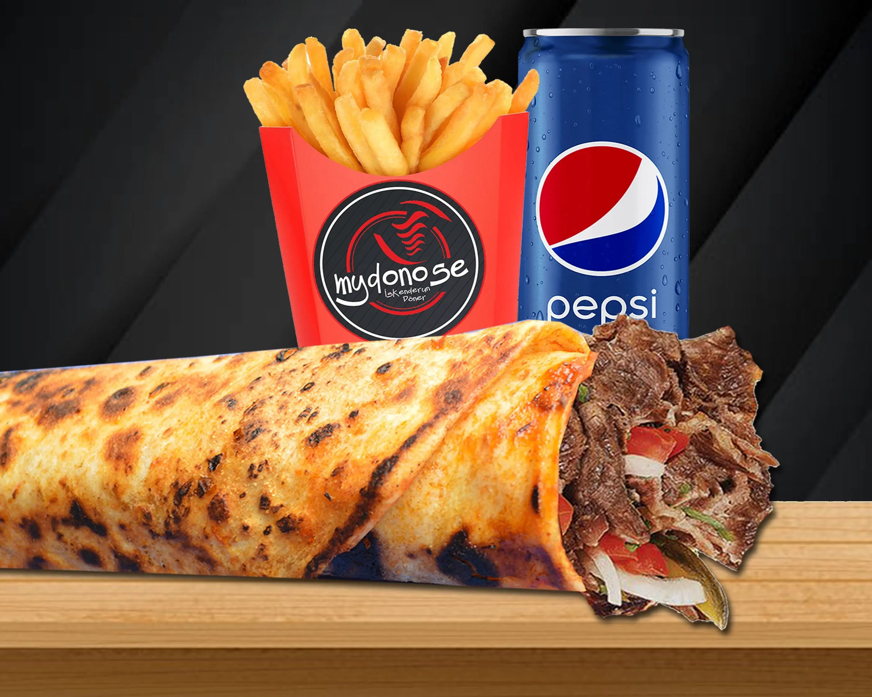 Et Döner Dürüm & Kutu İçecek Menü