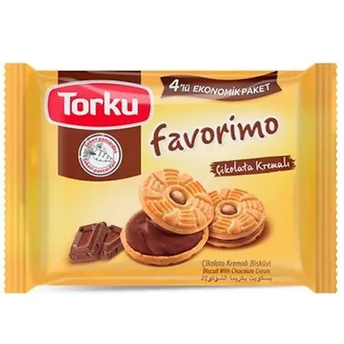 Torku Favorimo Çikolata Kremalı Bisküvi 244 Gr