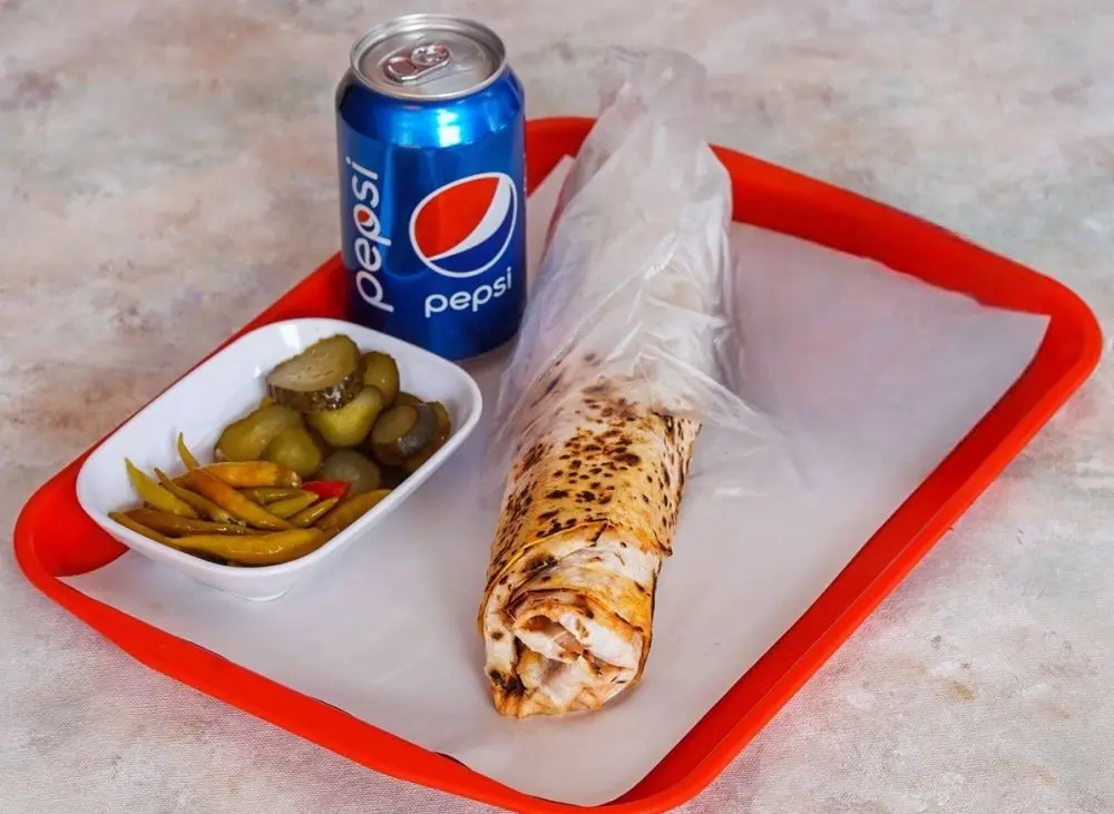 3'lü Tavuk Döner Dürüm Menü