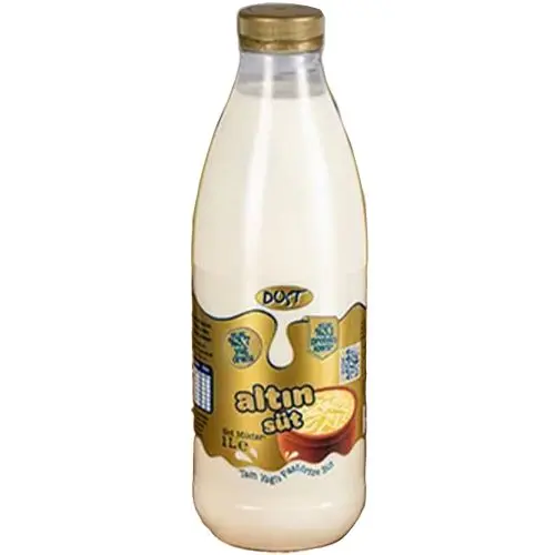 Dost Altın Pastörize Tam Yağlı Süt 1 Lt