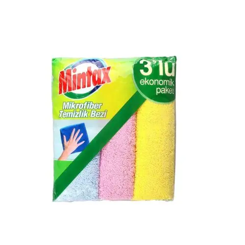 Mintax Mikrofiber Temizlik Bezi 3lü Adet