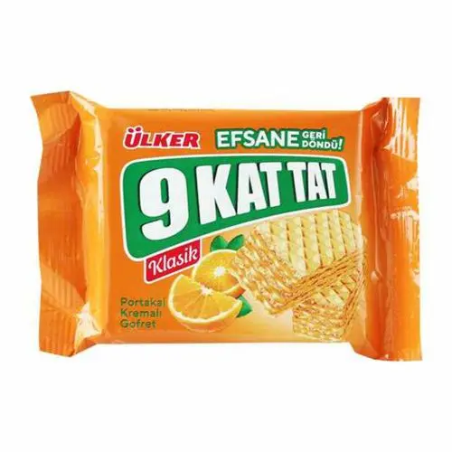 9 Kat Gofret Portakal Kremalı 39 GR