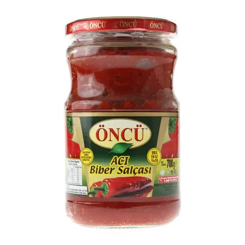 Öncü Biber Salçası Acı Cam 700 G
