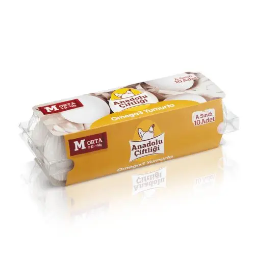 Anadolu Çiftliği Omega 3 M 10'lu (53-62 Gr)