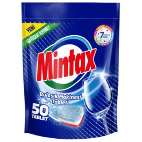 Mintax 9 In 1 Bulaşık Makinesi Tablet Deterjanı 50 Adet