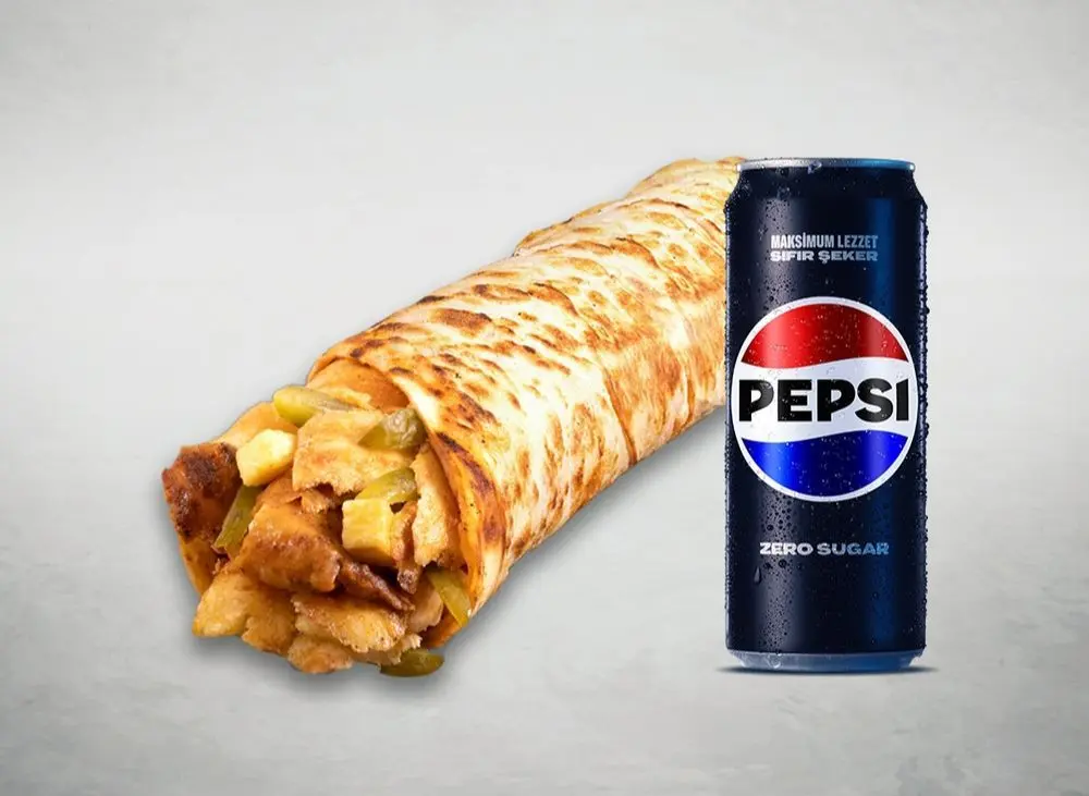 Pepsi Tavuk Döner Medium Dürüm Menü