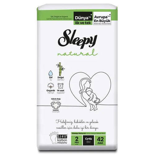 Sleepy Natural Jumbo Mini 42 Adet
