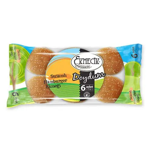 Ekmecik Susamlı Hamburger Ekmeği 6x70 Gr