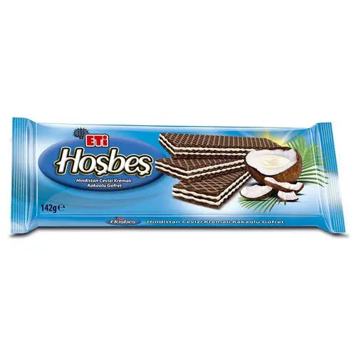 Hoşbeş Gofret Hindistan Cevizi Kremalı 142 GR