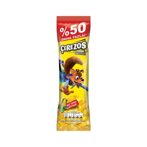 Çerezos Hüp Süt Mısır %50 Fazla 26 Gr