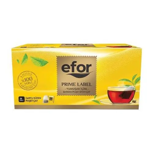 Efor Prime Label Bardak Poşet Çay 25li 50 Gr