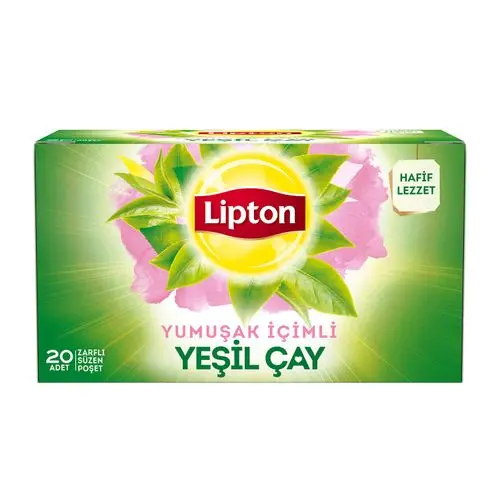 Lipton Yeşil Çay Yumuşak İçimli 20li 20 Gr