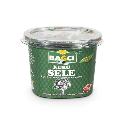 Bağcı Kuru Sele Doğal Siyah Zeytin Salamura 400 Gr
