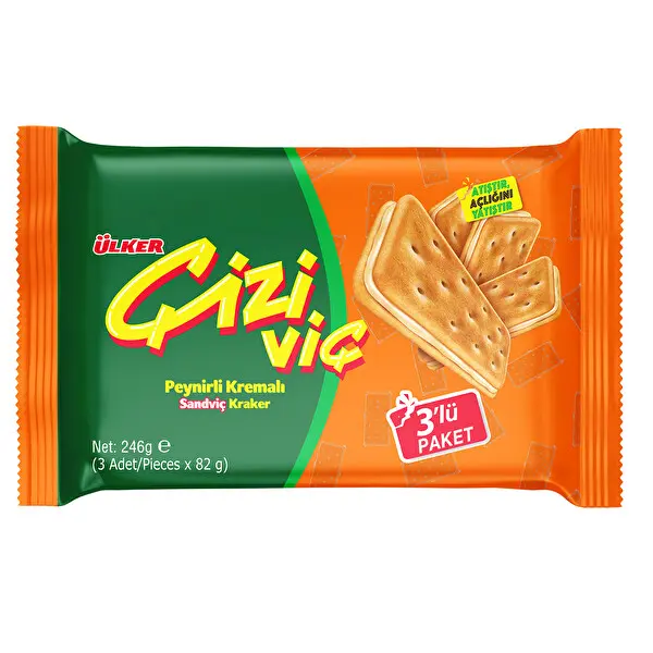 Çiziviç Sandviç Peynir Kremalı Kraker 246 Gr