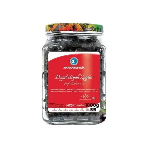 Mbir Zeytin Siyah Salamura Vakumlu 4 x 1000 GR