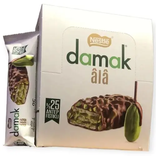 Damak Ala Gofret Antep Fıstıklı 30 Gr