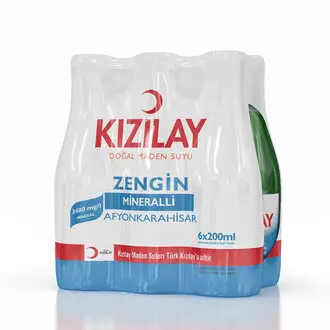 Kızılay Doğal Maden Suyu 200 Cl 6