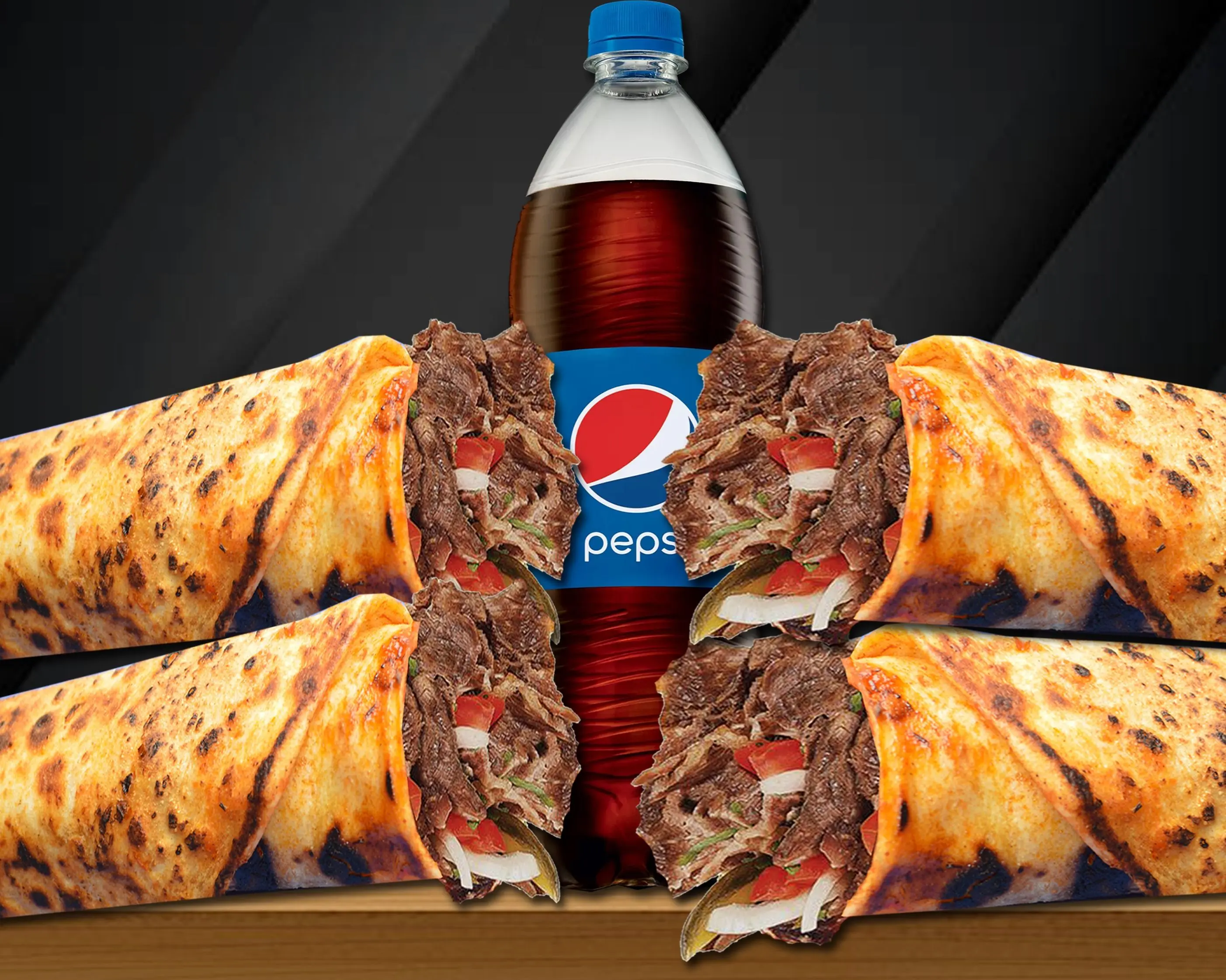 4'Lü Et Döner Dürüm Menü