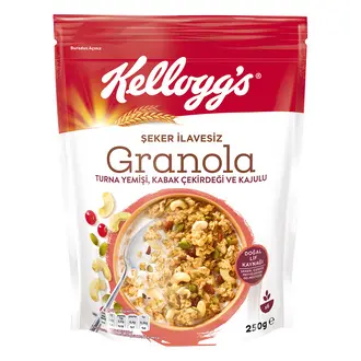 Kelloggs Nas Turna Yemek Kabak Çekirdek Kajulu Granola 250 Gr