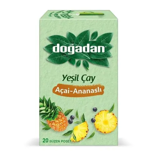 Doğadan Yeşil Çay Açaı-ananaslı 20li 34 G