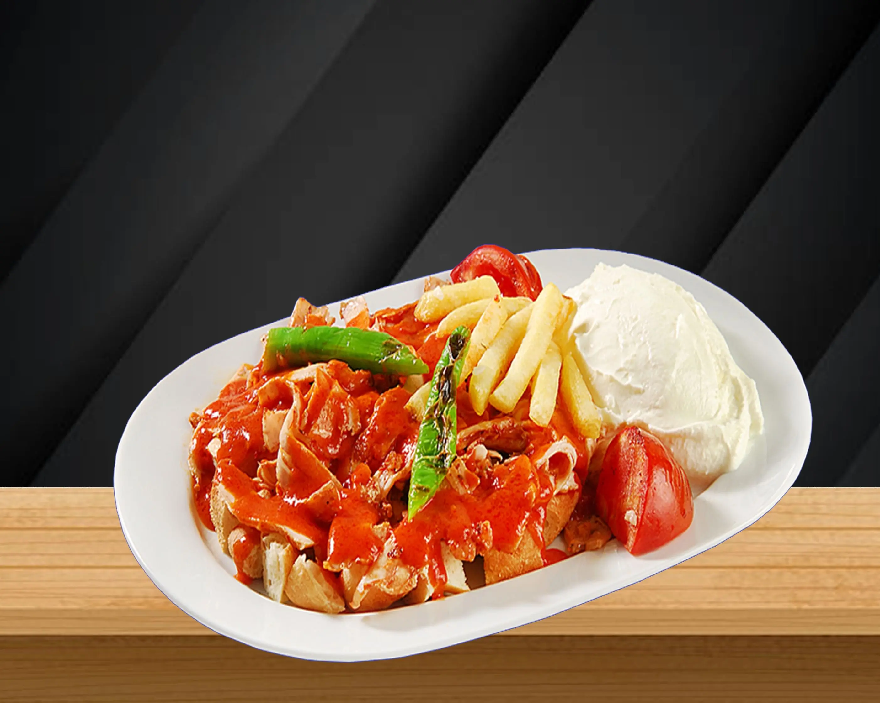 İskender (Tavuk Dönerden)