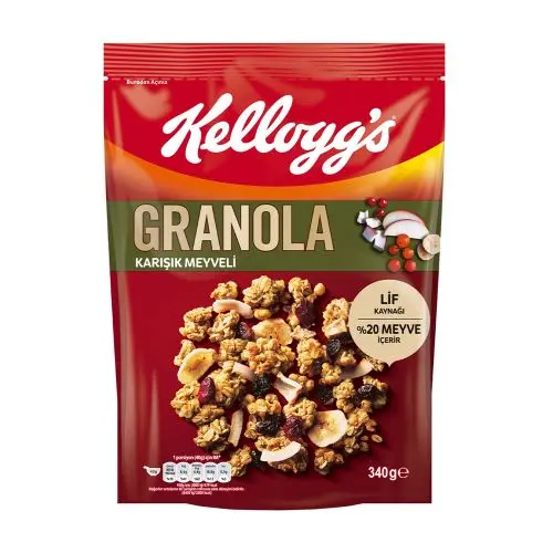 Kellogg's Karışık Meyveli Granola 340 Gr