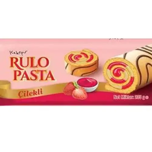 Kekspır Kek Rulo Çilekli 235 Gr