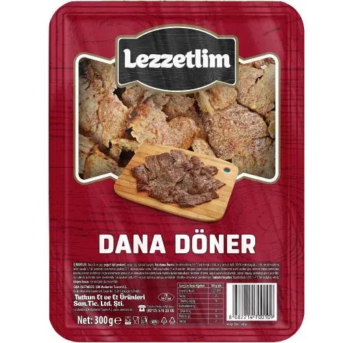 Lezzetlim Dana Döner 300 Gr