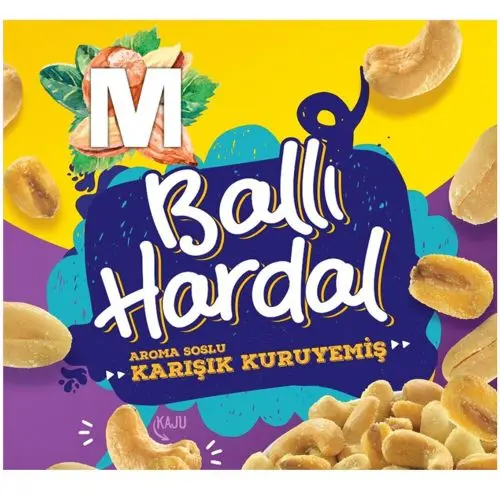 Migros Ballı Hardal Soslu Karışık Kuruyemiş 200 Gr